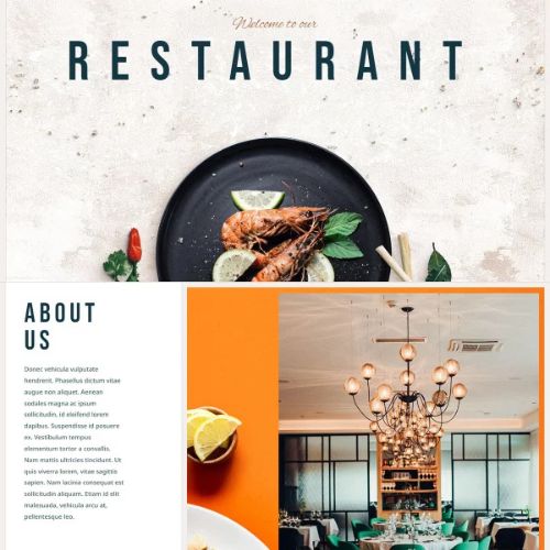 Home restaurant website